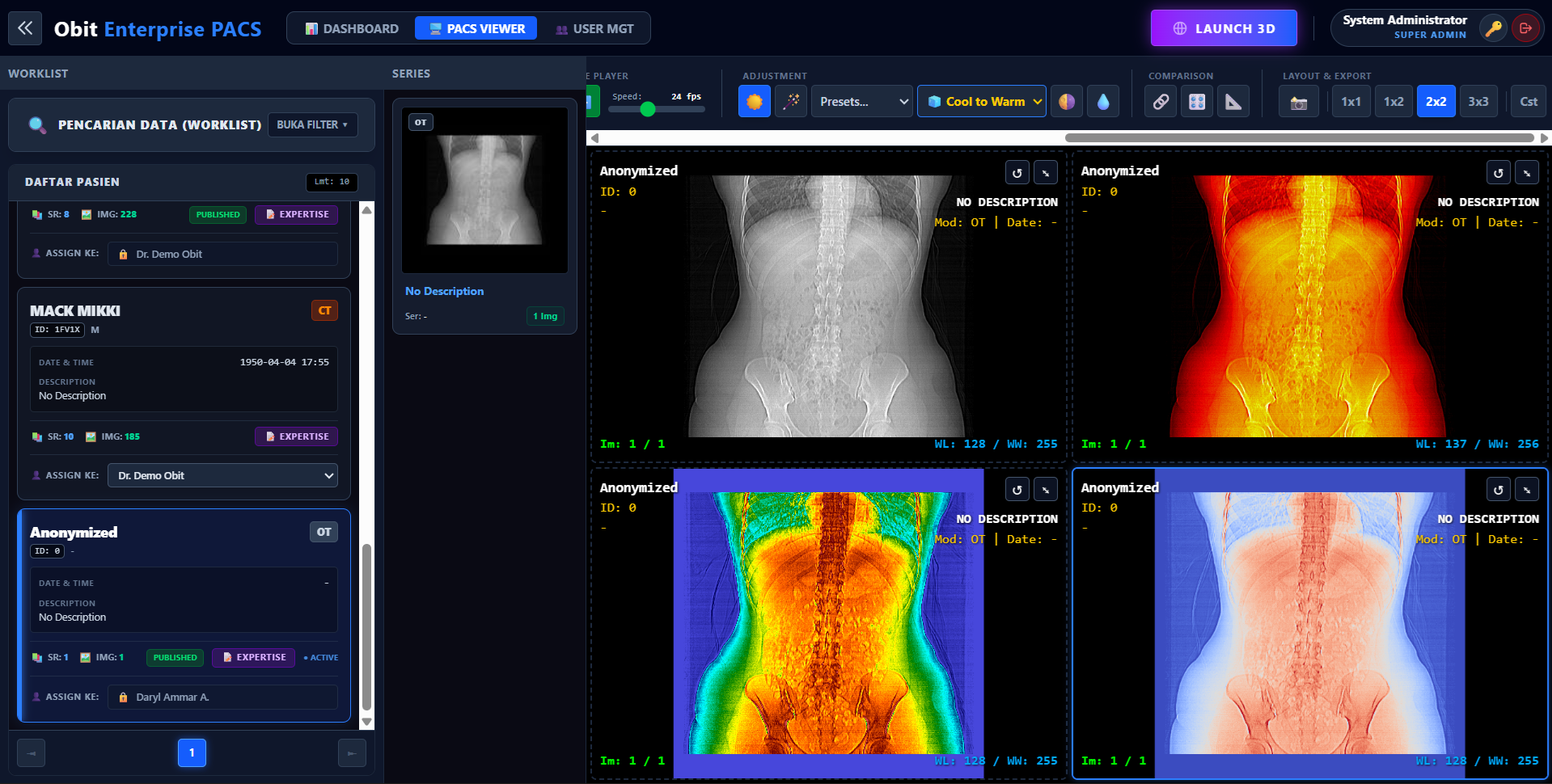 DICOM Colormap